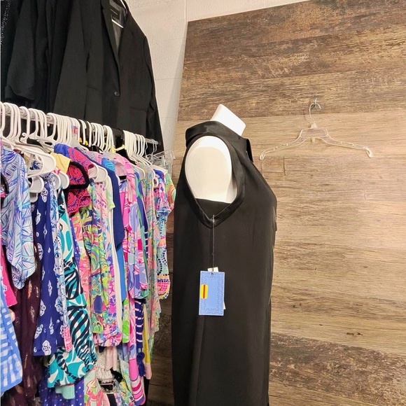 Simply Vera Vera Wang Black Zippered Mini Dress - Picture 2 of 13